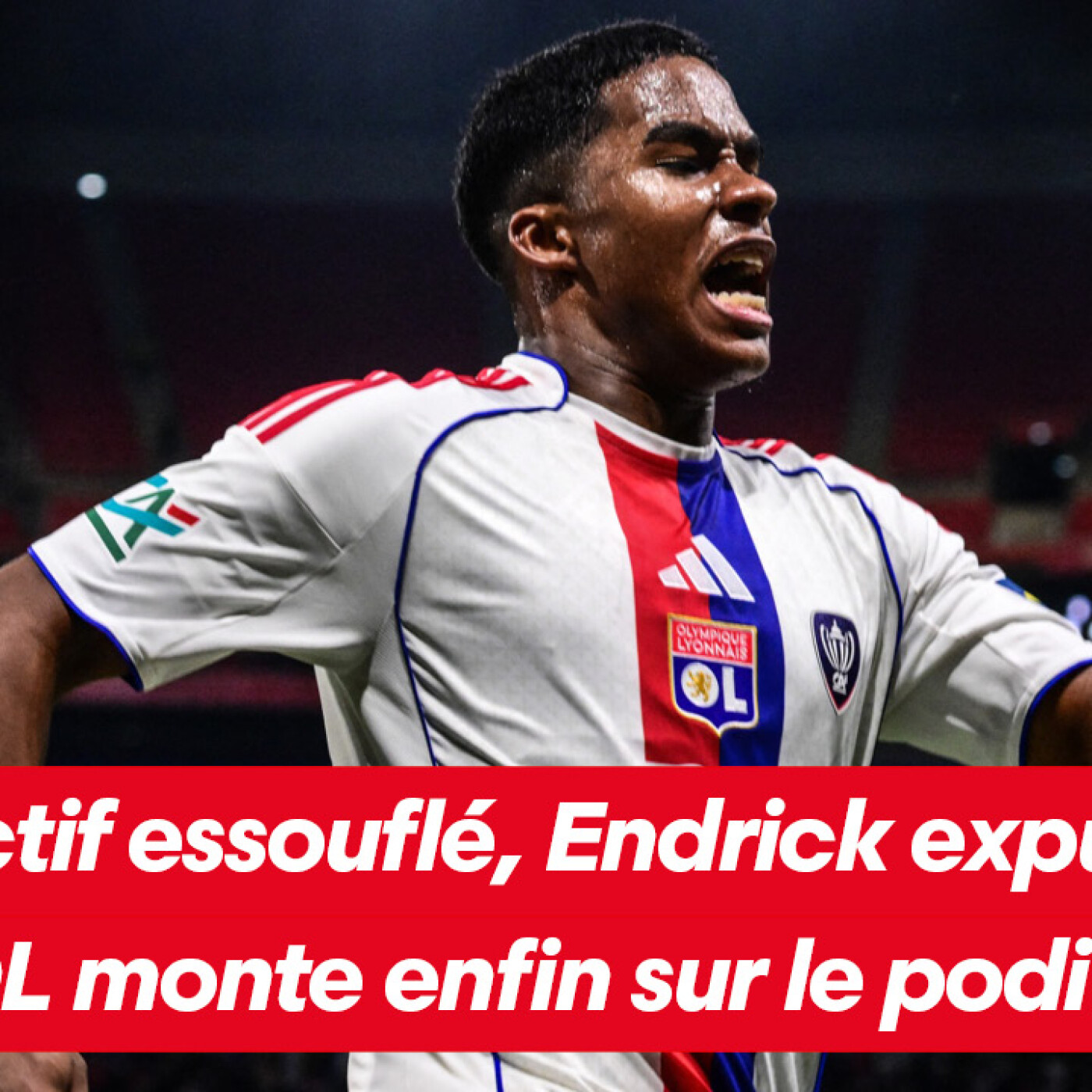 Un effectif essouflé, Endrick expulsé... Mais l'OL monte enfin sur le podium !