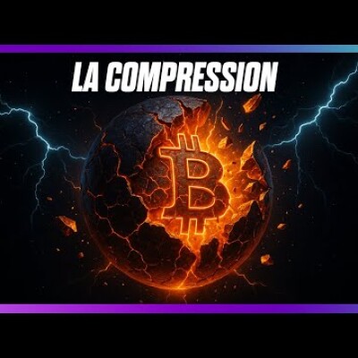 🚀COMPRESSION de BITCOIN,  vers un mois d'AOUT bien VERT? cover
