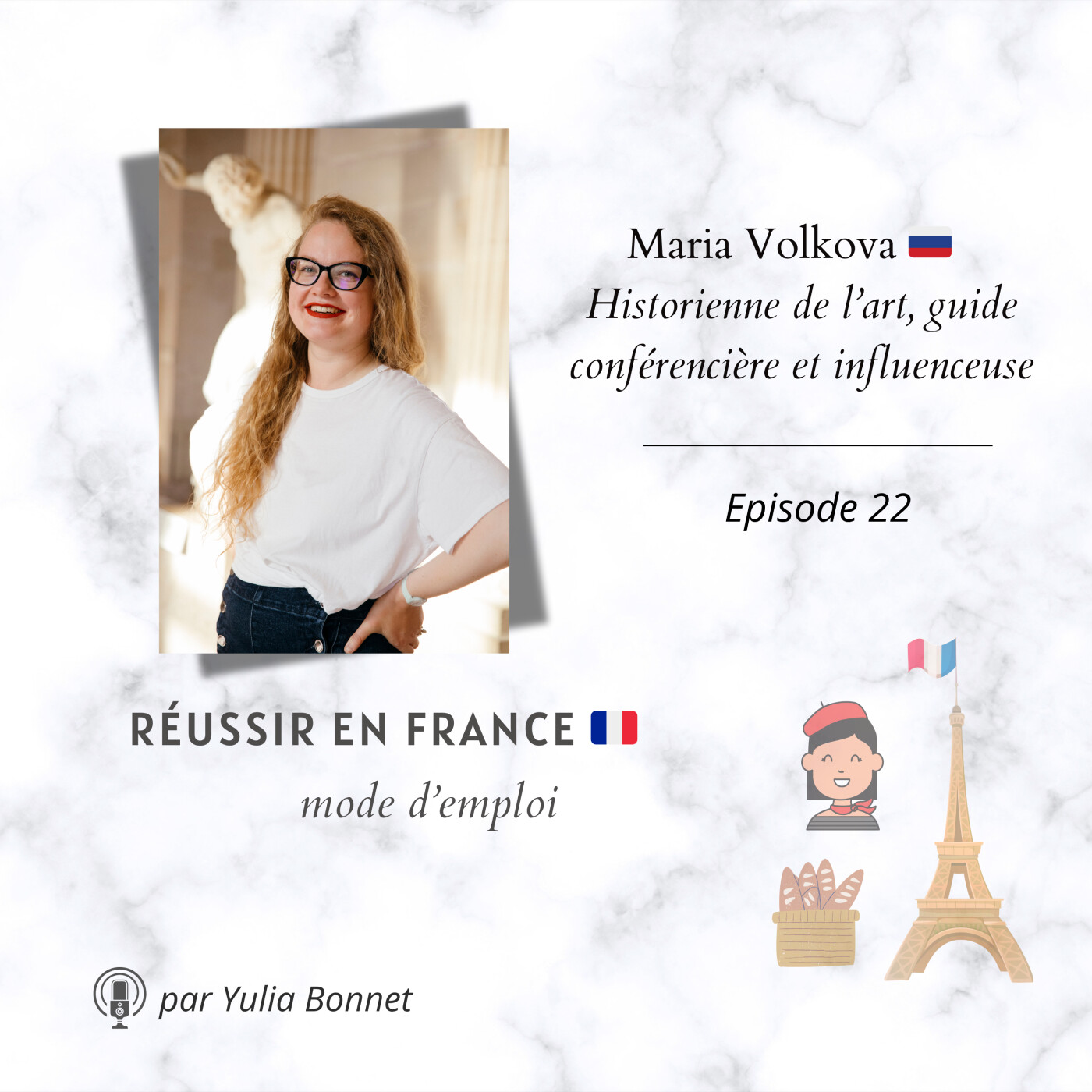 # 22 Maria Volkova 🇷🇺 historienne de l’art, guide conférencière et influenceuse