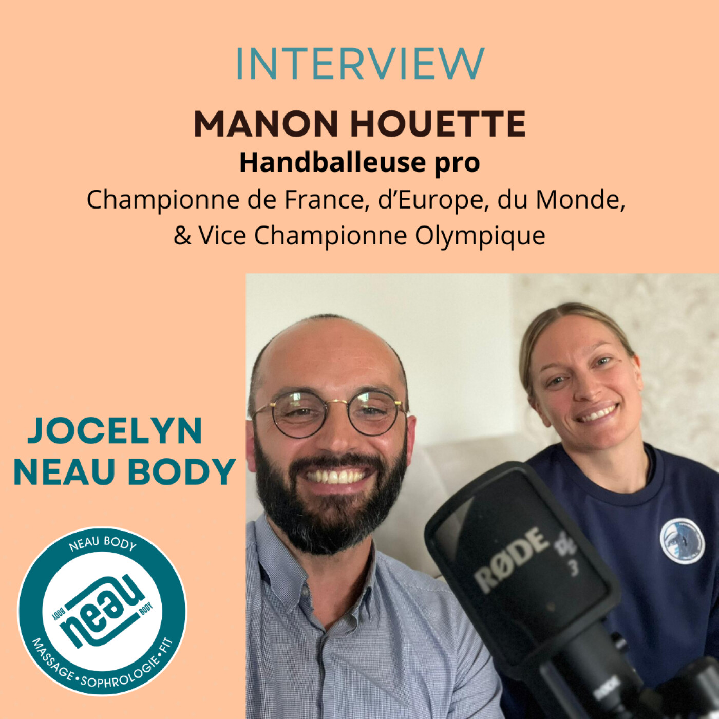 Interview Manon Houette - Handballeuse pro - championne de France, d'Europe, du Monde, vice championne olympique episode artwork