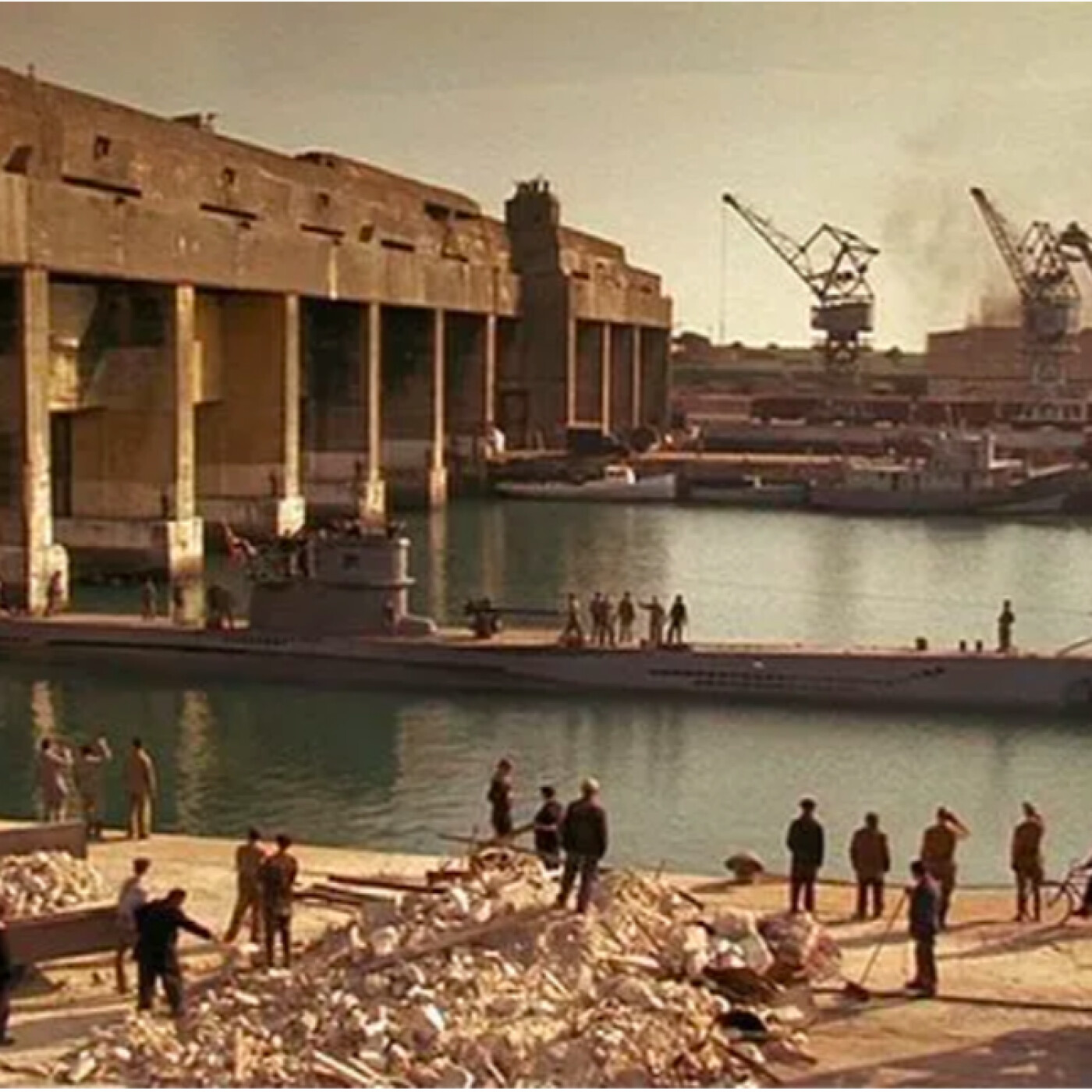 La construction du mur de l’Atlantique – Base sous-marine de La Rochelle – La Pallice