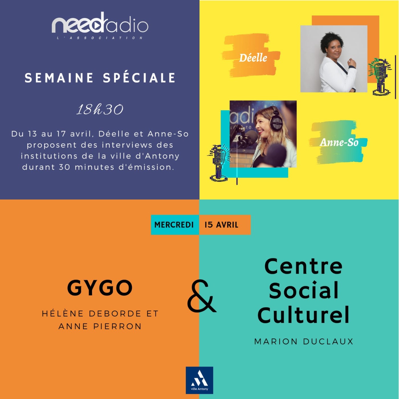 NRVDLP spéciale confinement – GYGO et le Centre Social et Culturel