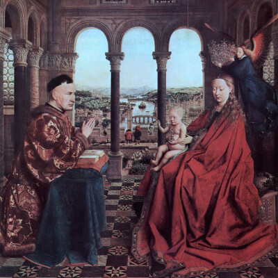 La Vierge au chancelier Rolin de Van Ecke cover