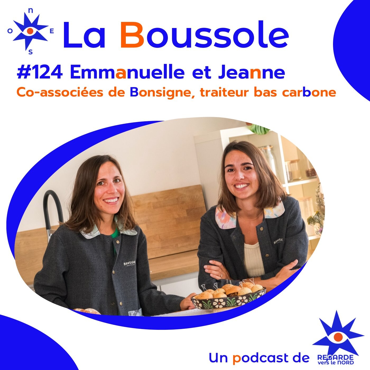 #124 Emmanuelle et Jeanne, co-associées de Bonsigne, traiteur bas carbone