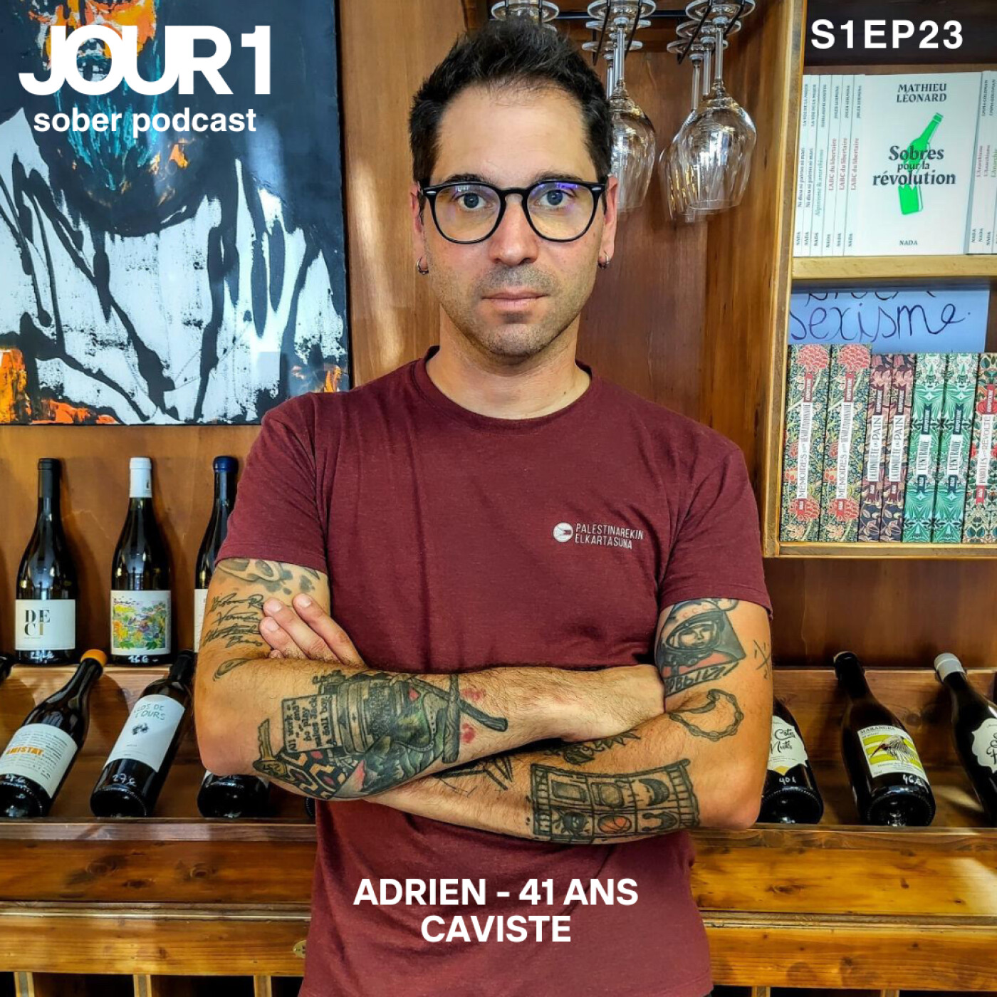 S1EP23 : Adrien, 41 ans, Caviste : “La sobriété m’apporte une conscientisation politique de notre rapport à l’alcool” episode artwork
