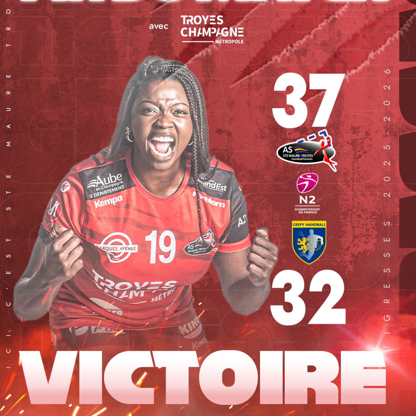 L'INFO SPORT - Sainte-Maure Troyes domine Crépy-en-Valois 37-32 et dit au revoir à trois Tigresses episode artwork