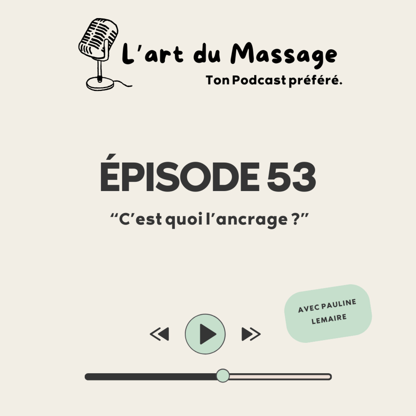 Épisode 53 - C'est quoi l'ancrage ?