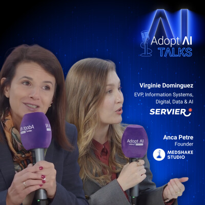 🇫🇷 Women in AI: The Quality Control Crisis – with Virginie Dominguez (Servier) & Anca Petre (Medshake Studio) cover