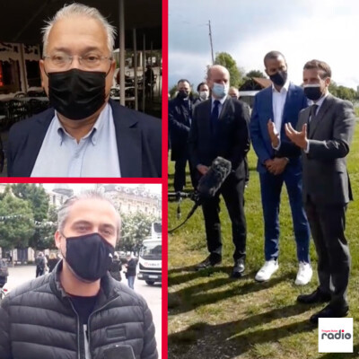 REPORTAGE - Réouverture des terrasses et Emmanuel Macron à Pont Sainte Marie cover