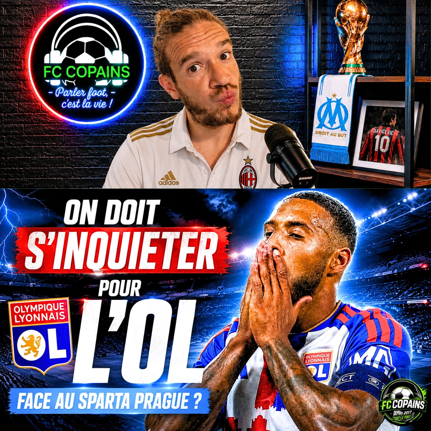 Débat Coupe d'Europe - On doit vraiment s'inquieter pour l'OL face au Sparta Prague ?