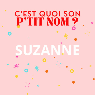 Suzanne, un prénom ancien mais pas mémé cover