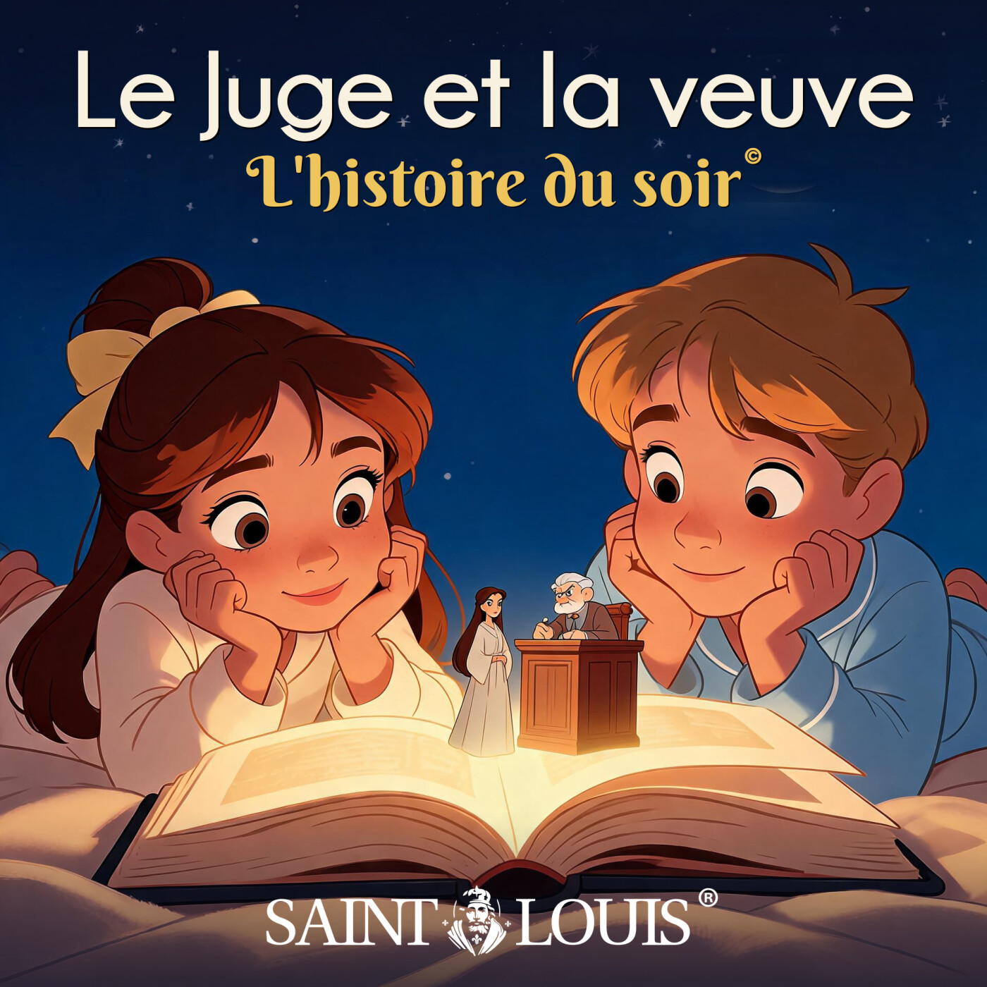 Le Juge et la veuve : la parabole de Jésus qui accompagne la prière du soir, histoire à écouter en famille