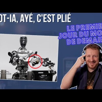 Robot-IA, ayé, c'est plié : Le premier jour du monde de demain ! cover