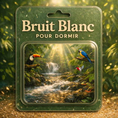 1 H Bruit Blanc pour DORMIR | trouver le repos dans la nature cover