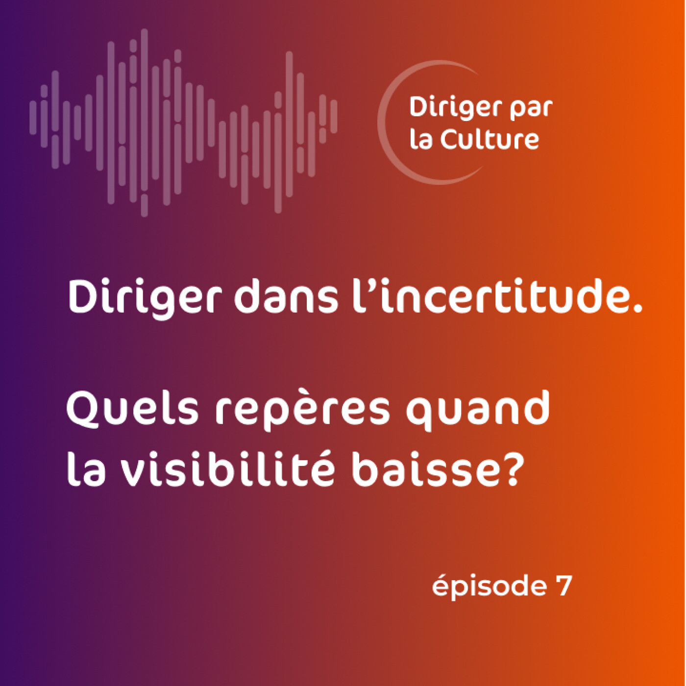 Diriger dans l'incertitude : quels repères quand la visibilité baisse? episode artwork