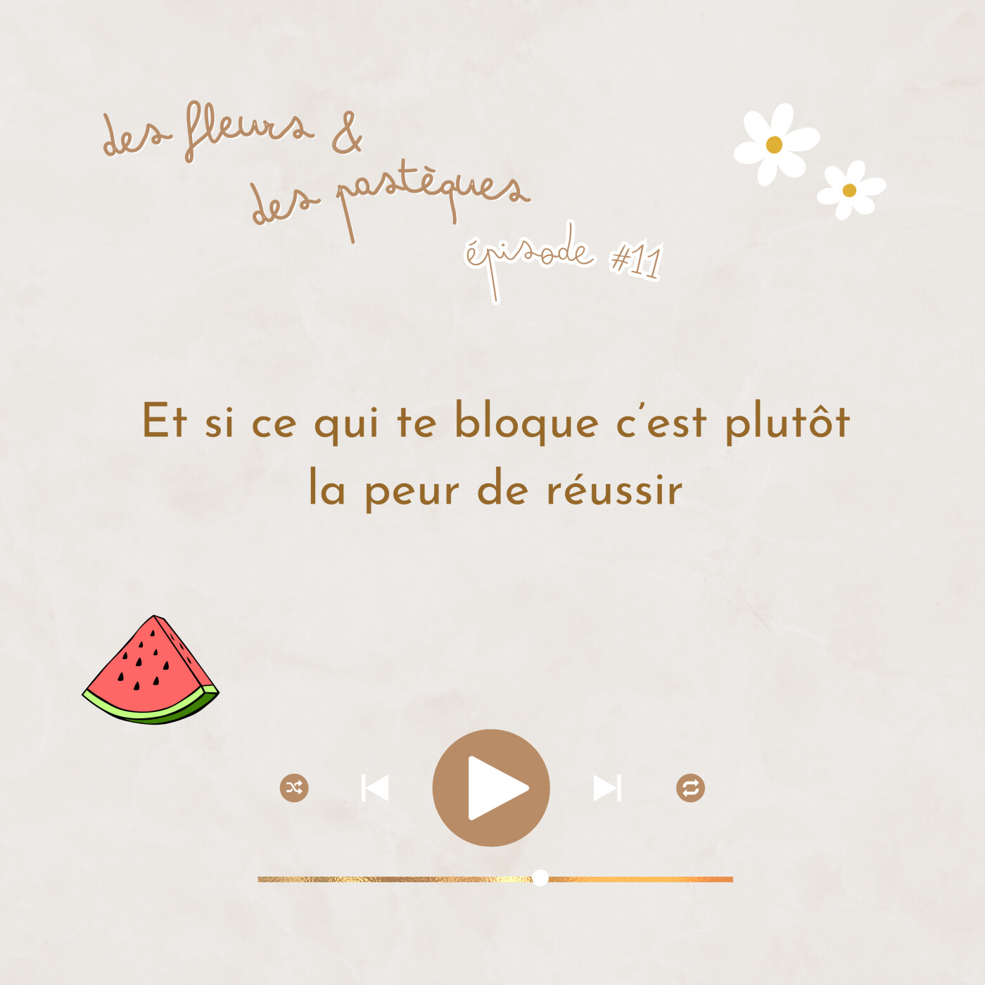 Des fleurs et des pastèques