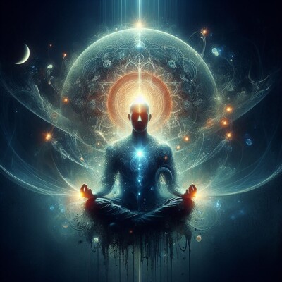 Cultive en toi l'espace sacré du silence et tu trouveras la vérité - Archange Michaël  Psaume 23 cover