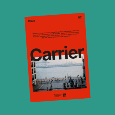 Carrier magazine's community publishing cover