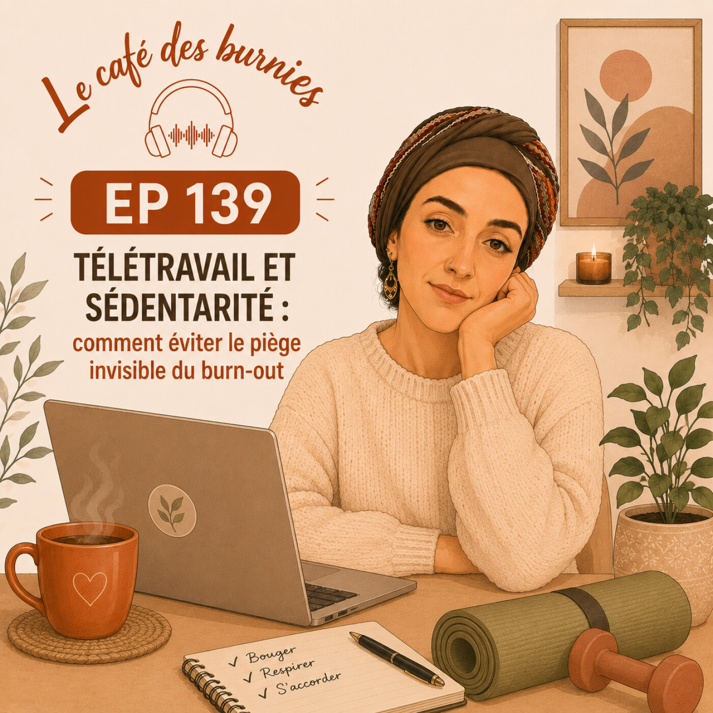 EP 139 TÉLÉTRAVAIL ET SÉDENTARITÉ : comment éviter le piège invisible du burn-out