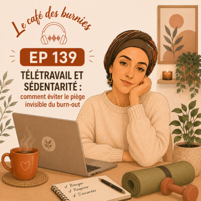 EP 139 TÉLÉTRAVAIL ET SÉDENTARITÉ : comment éviter le piège invisible du burn-out cover