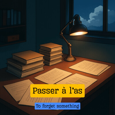 Expression française : "Passer à l'as" cover