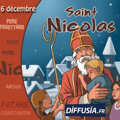 Le 6 décembre 334, Saint Nicolas meurt à Myre dans l'actuelle Turquie cover