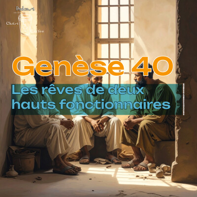 Genèse 40 - Les rêves de deux hauts fonctionnaires - Christ Coffee Bible cover