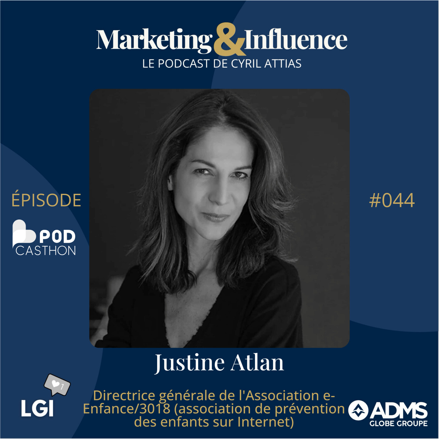 #44 - Justine Atlan - e-enfance  - PODCASTHON