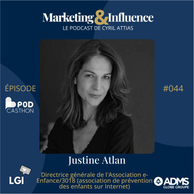 #44 - Justine Atlan - e-enfance  - PODCASTHON cover
