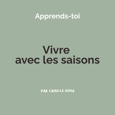 Vivre avec les saisons cover