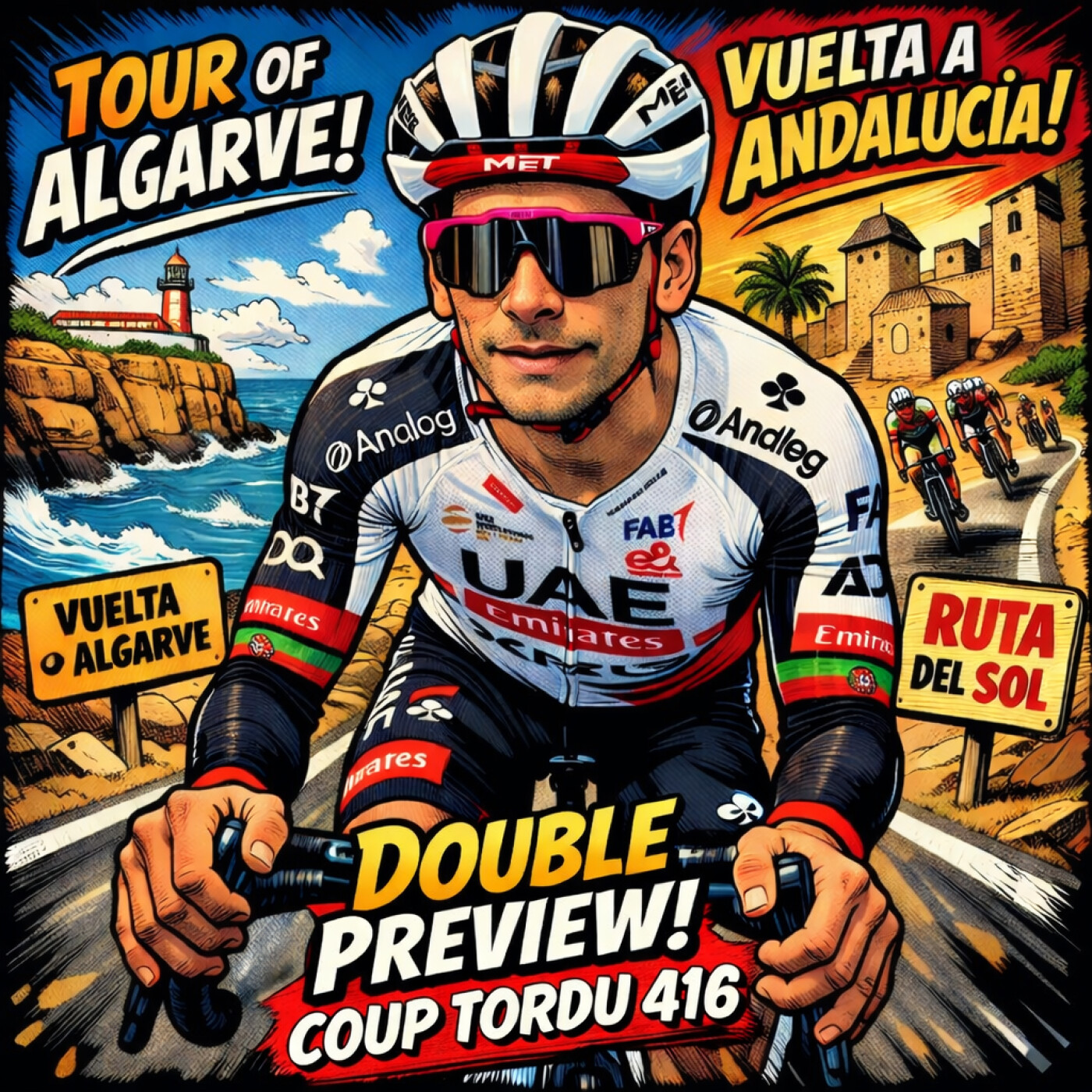 COUP TORDU EPISODE 415 : TOUR D'ALGARVE ET TOUR D'ANDALOUSIE, DOUBLE PREVIEW episode artwork