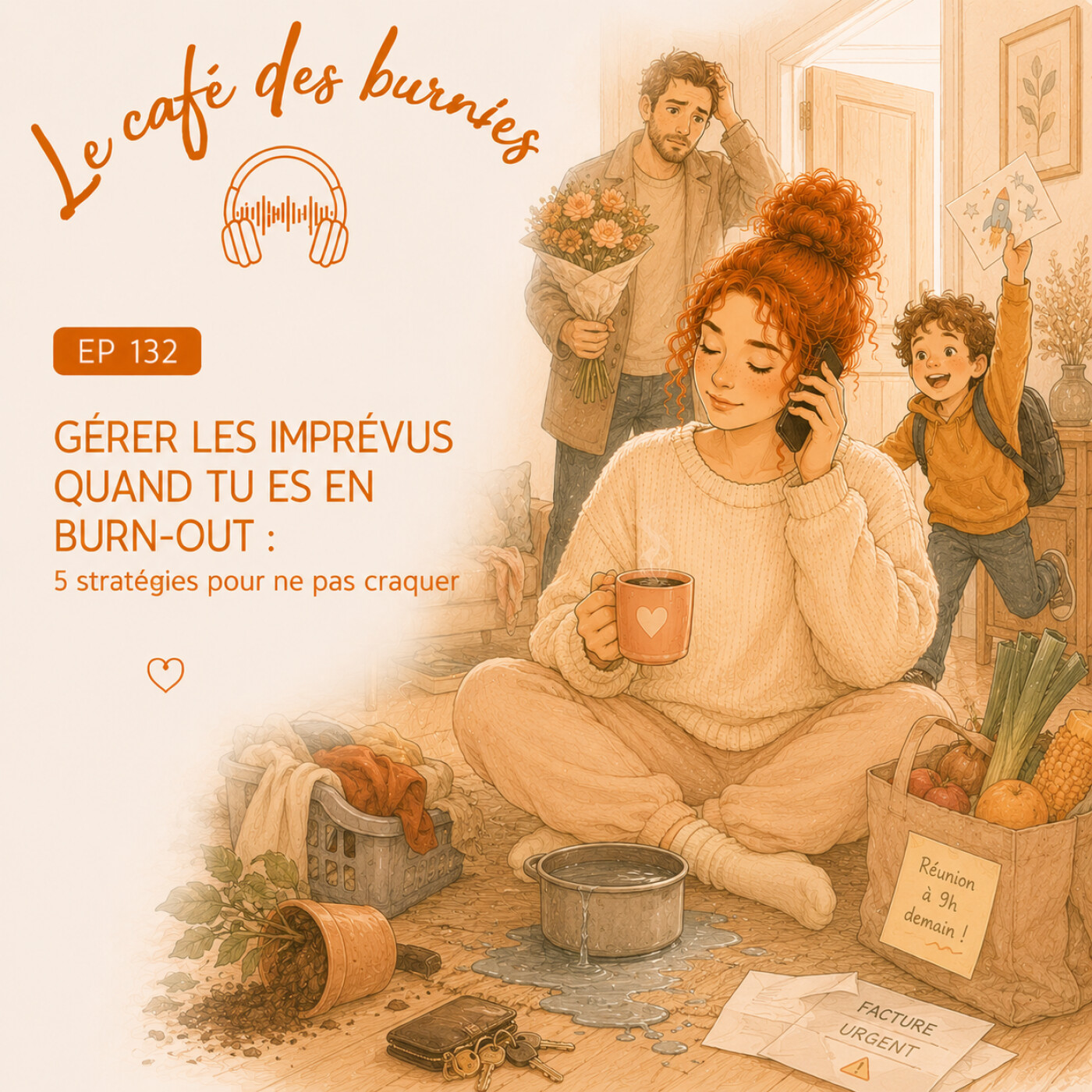 EP 132 GÉRER LES IMPRÉVUS QUAND TU ES EN BURN-OUT : 5 stratégies pour ne pas craquer