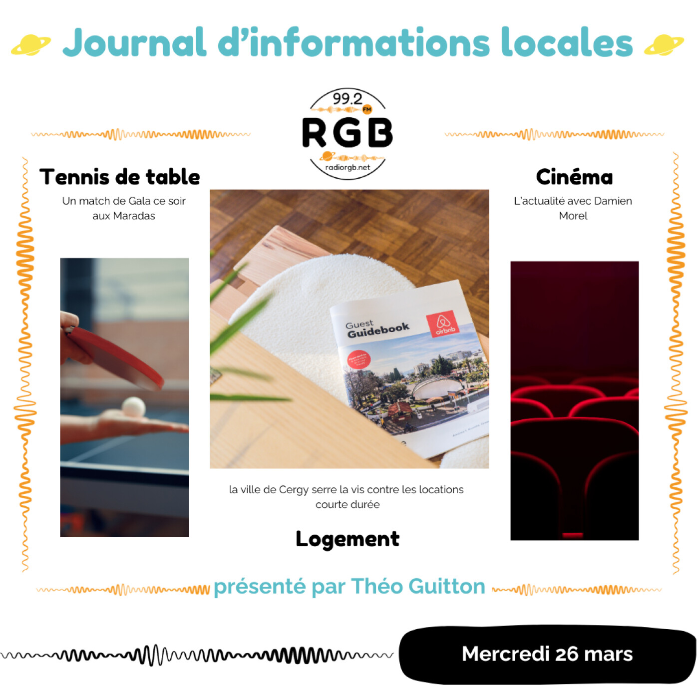 Le journal d\'informations locales - Radio RGB Cergy-Pontoise
