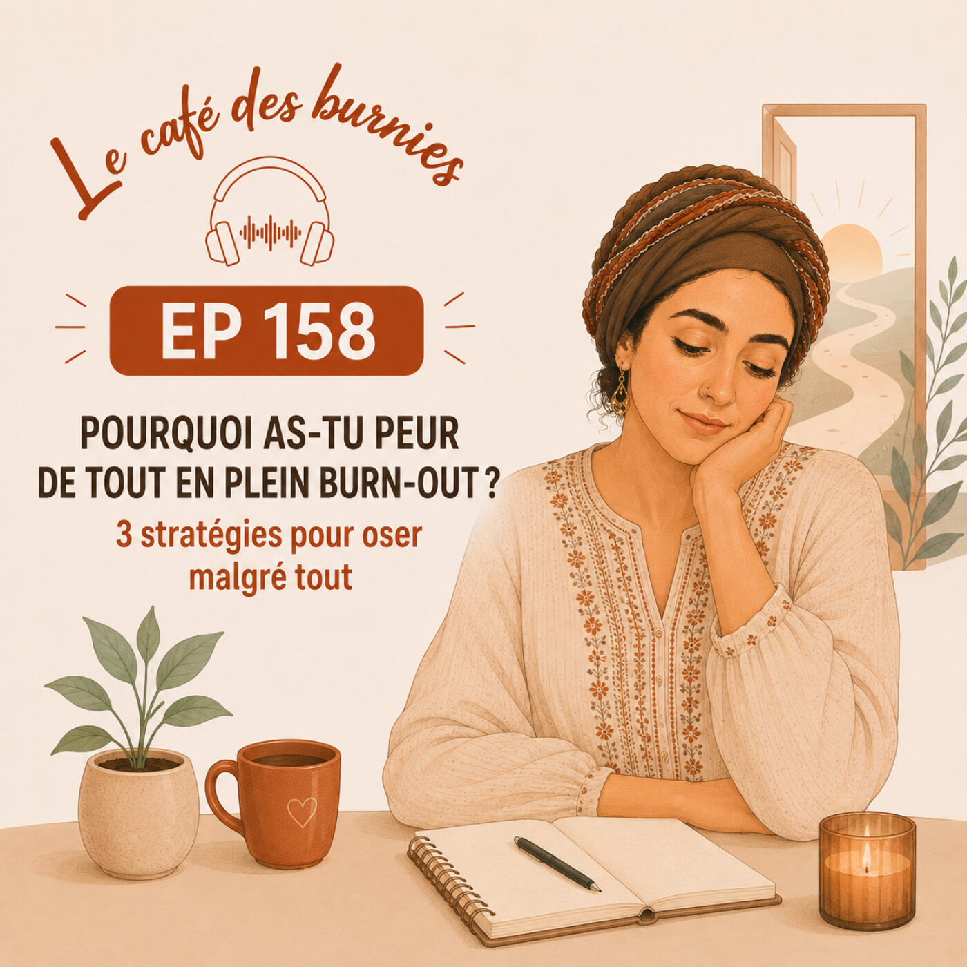 EP 158 POURQUOI AS-TU PEUR DE TOUT EN PLEIN BURN-OUT ? 3 stratégies pour oser malgré tout