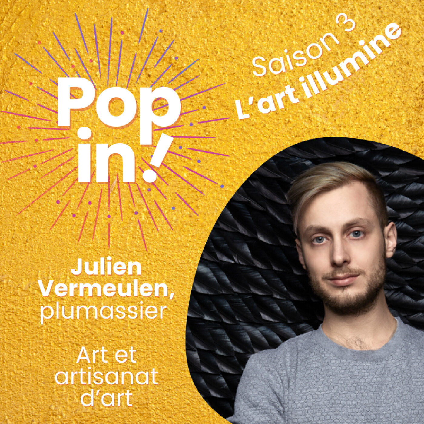 🪶Transformer la plume, révéler la lumière : l’art de Julien Vermeulen