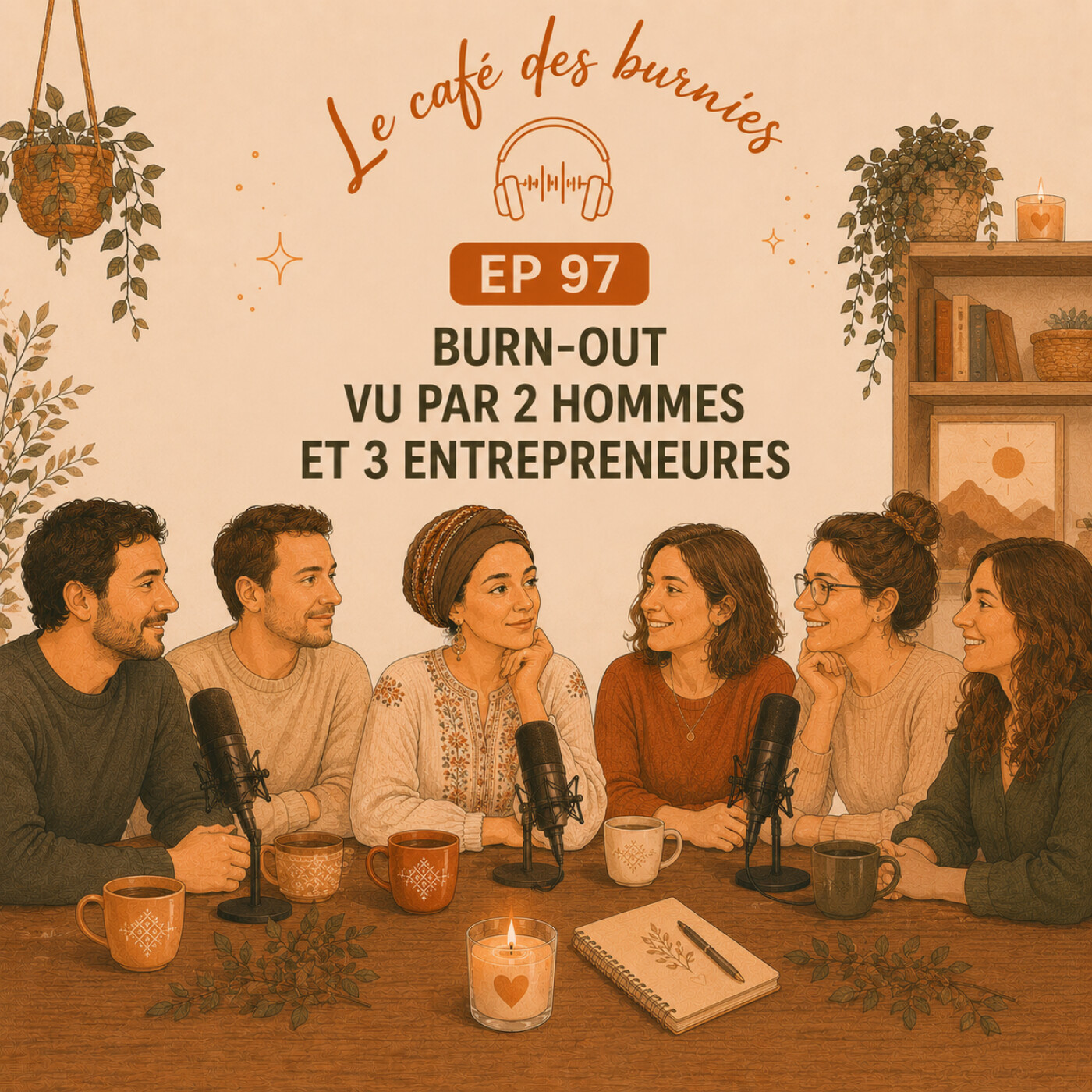 EP 97 BURN-OUT VU PAR 2 HOMMES ET 3 ENTREPRENEURES