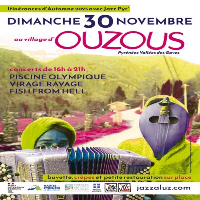 Itinérances d'automne de Jazz Pyr' le 30 novembre à Ouzous - présentation  Jean-Pierre LAYRAC cover