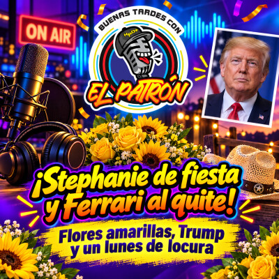 Stephanie de fiesta y Ferrari al quite! Flores amarillas, Trump y un lunes de locura cover