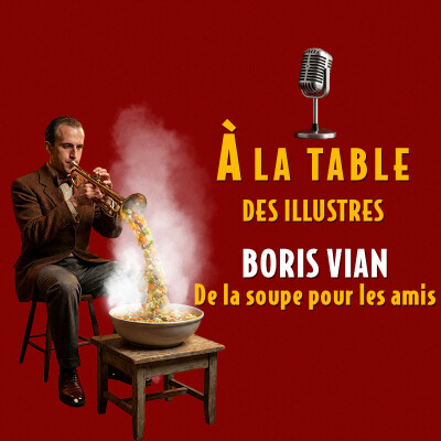 À la table de Boris Vian, de la soupe pour les amis - Podcast d'histoire et de gastronomie cover