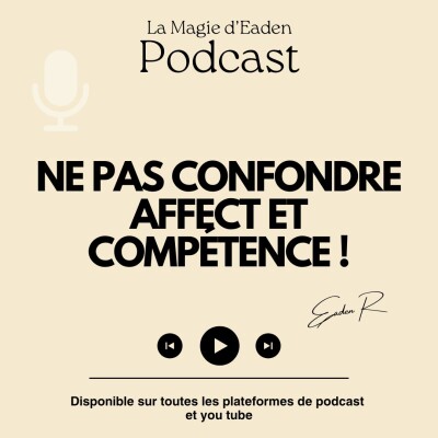 Ne pas confondre affect et compétence cover
