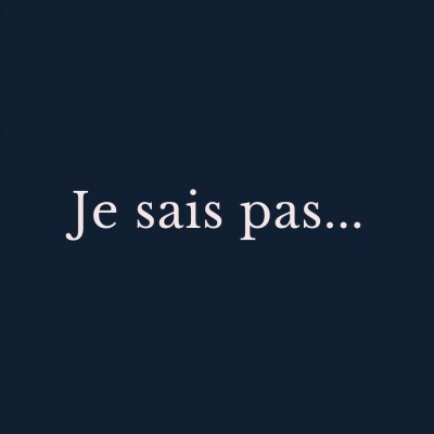 C'est ça l'amour ? Je sais pas... cover