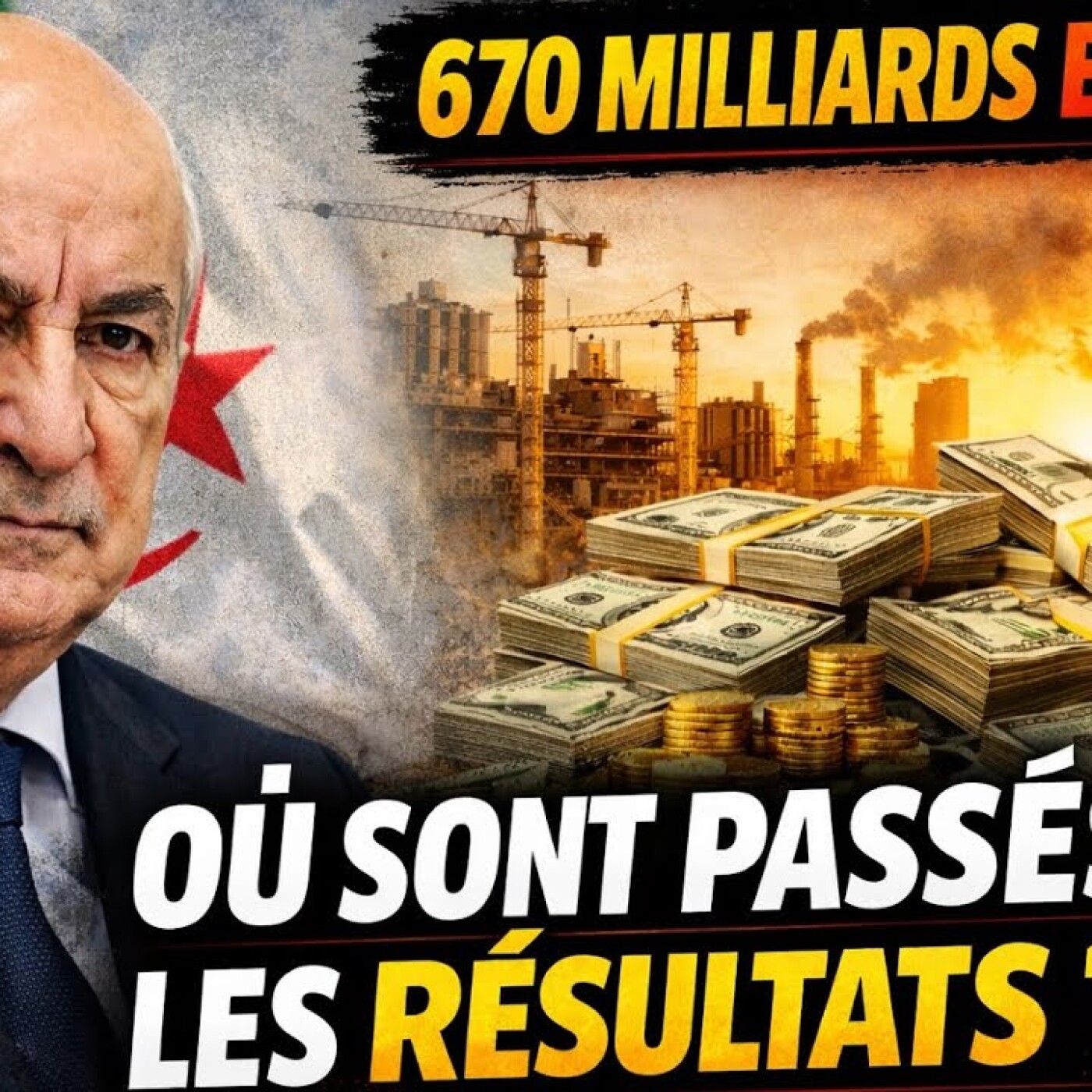 Tebboune, le Président qui a dépensé 670 milliards $ pour des résultats quasi invisibles episode artwork