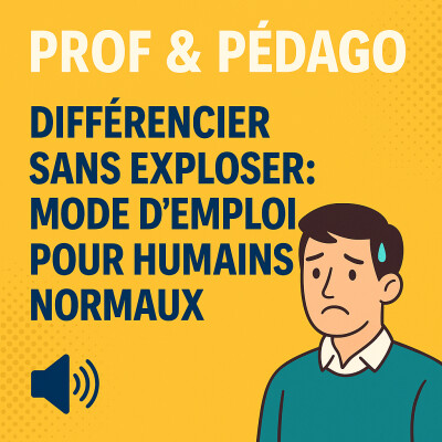 🎧 “Différencier sans exploser - mode d’emploi pour humains normaux” cover