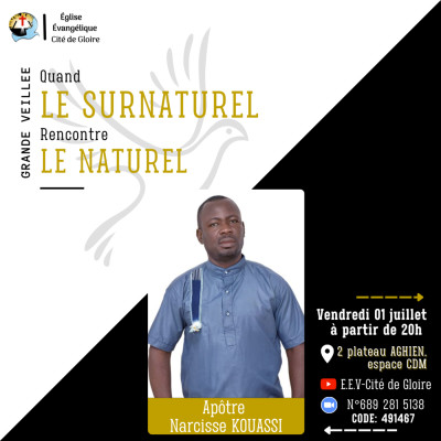 E.E.V-Cité de Gloire: Veillée du 01 juillet - Apôtre Narcisse KOFFI cover