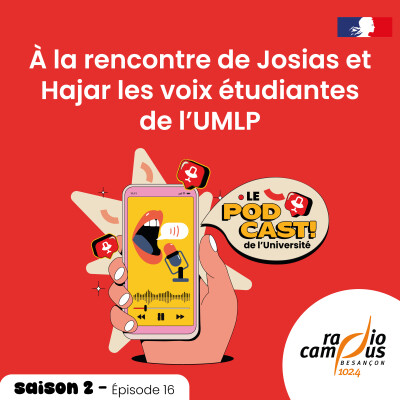 #16 À la rencontre de Josias et Hajar les voix étudiantes de l'UMLP cover