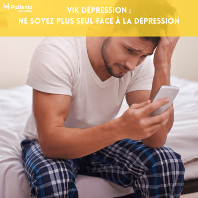 PODCAST 85 - Vik Dépression, ne soyez plus seul face à la dépression ! cover
