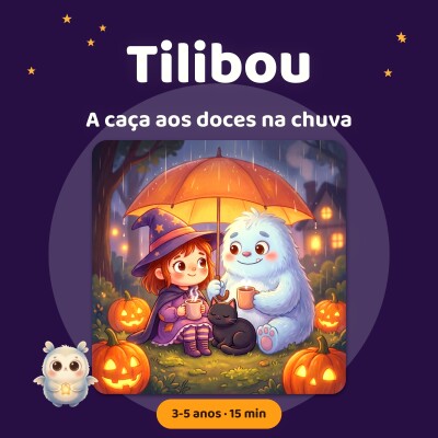 A caça aos doces na chuva