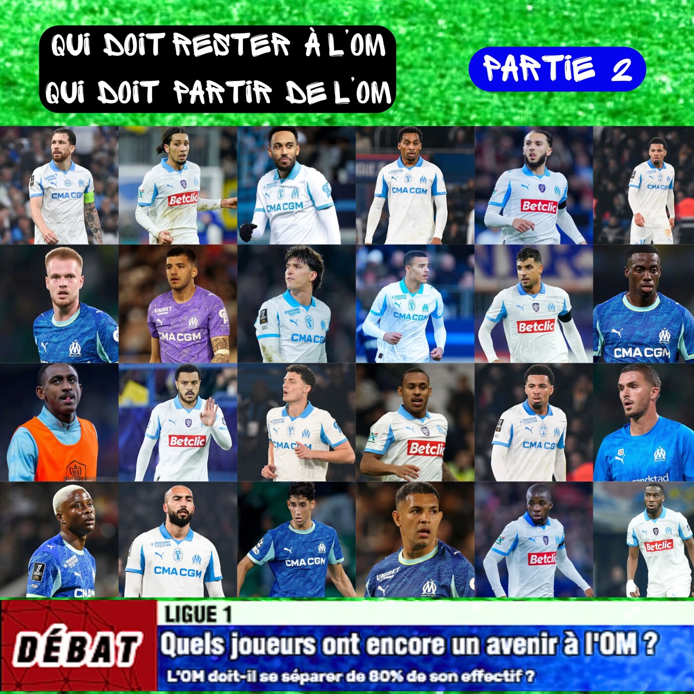 Debat Ligue 1 - Quels joueurs ont encore un avenir à l'OM🔵⚪❓🤔 Partie 2