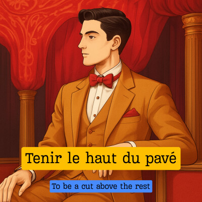 Expression française : "Tenir le haut du pavé" et un souvenir de mathématiques cover