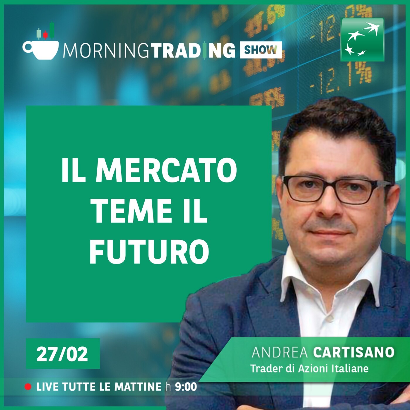 Il mercato teme il futuro - Morning Trading Show episode artwork
